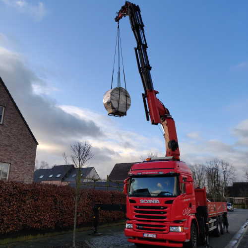 Foto van levering hottub